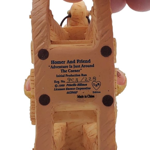 New Cherished Teddies 662046F Figurine Rocking Horse Bear Figurine Siblings - Picture 8 of 9